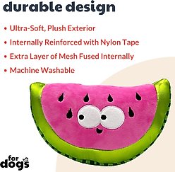Huxley & Kent Dog Fetchies Walter Melon Dog Toy, Pink/Green, Large slide 2 of 8
