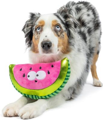 Show full view: Huxley & Kent Dog Fetchies Walter Melon Dog Toy, Pink/Green, Large slide 4 of 9
