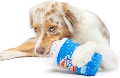 Show full view: Huxley & Kent Dog Power Plush Arctic Blast Treat Dog Toy, Blue, Large slide 6 of 9