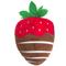 Show in main carousel: Huxley & Kent Dog Power Plush Chocolate Strawberry Dog Toy, Red, Small slide 1 of 9