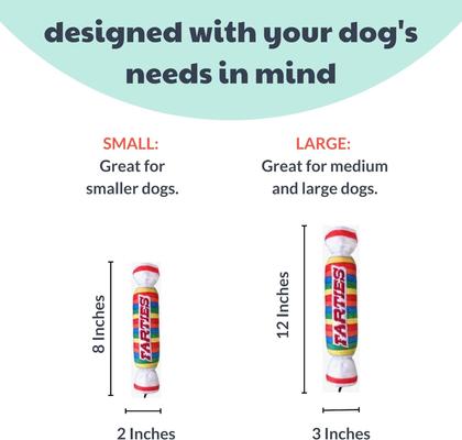 Show full view: Huxley & Kent Dog Power Plush Farties Dog Toy, Multicolor, Small slide 3 of 9