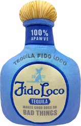 Huxley & Kent Dog Power Plush Fido Loco Tequila Dog Toy, Blue, Small slide 1 of 9