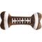 Show in main carousel: Huxley & Kent Dog Power Plush Football Bone Dog Toy, Brown, Small slide 1 of 8