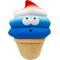 Show in main carousel: Huxley & Kent Dog Power Plush Fro-Yo Pawtriot Cone Dog Toy, Red/White/Blue/Tan, Large slide 7 of 9