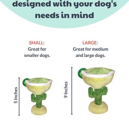 Show full view: Huxley & Kent Dog Power Plush Margarita Loco Dog Toy, Green, Large slide 3 of 7