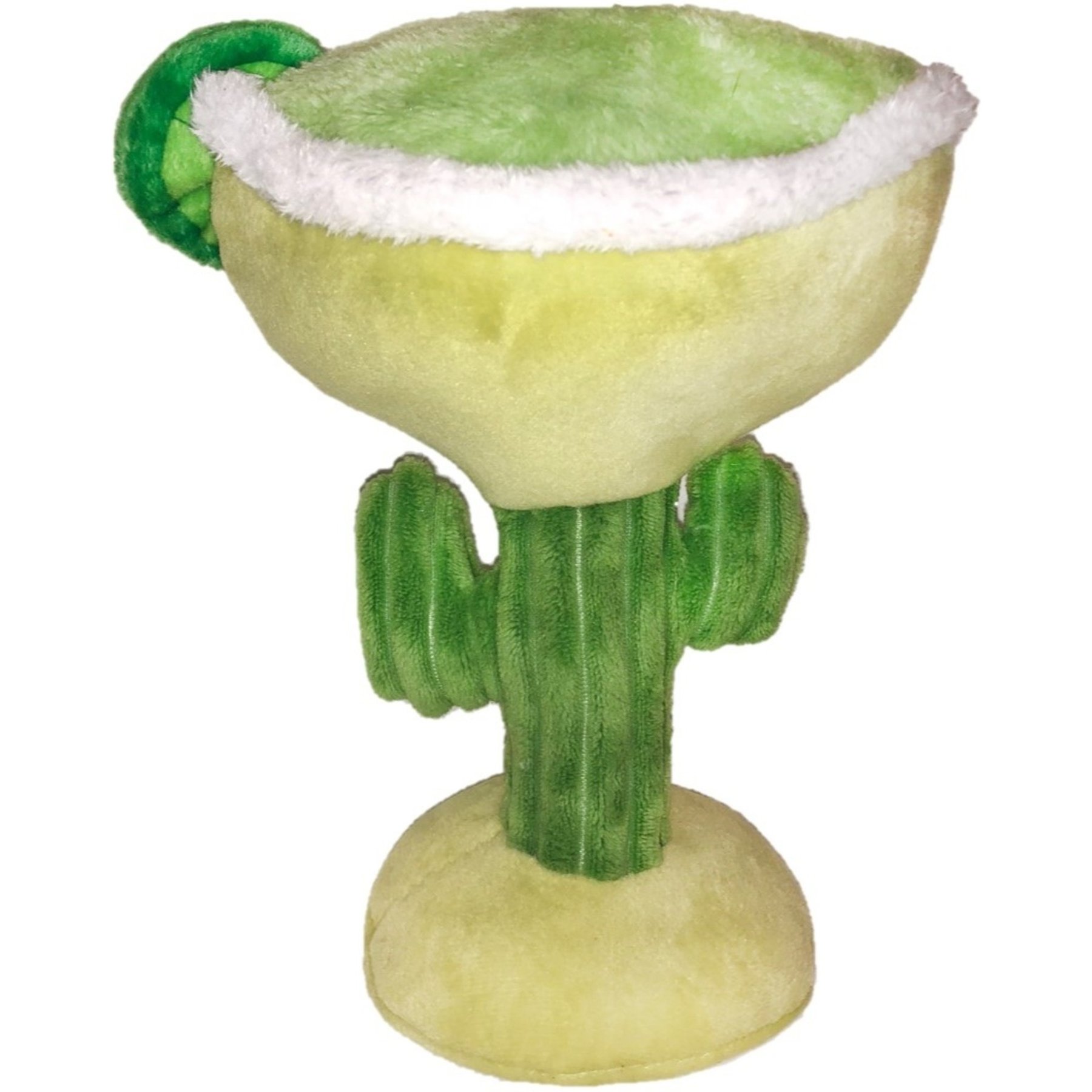 Huxley & Kent Dog Power Plush Margarita Loco Dog Toy, Green, Small