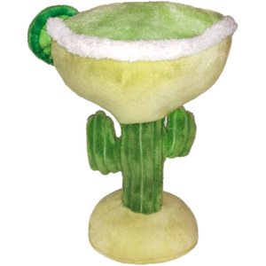 Huxley & Kent Dog Power Plush Margarita Loco Dog Toy, Green, Small