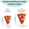 Show in main carousel: Huxley & Kent Dog Power Plush Puperoni Pizza Dog Toy, Yellow, Large slide 4 of 6