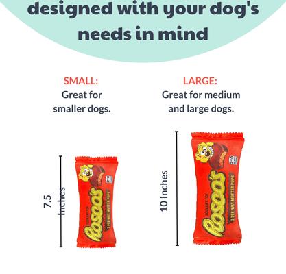 Show full view: Huxley & Kent Dog Power Plush Roscos Dog Toy, Orange, Large slide 4 of 6