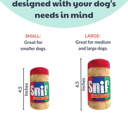 Show full view: Huxley & Kent Dog Power Plush Snif Dog Toy, Red, Medium slide 4 of 6