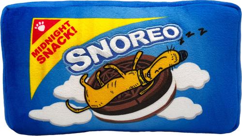 Show full view: Huxley & Kent Dog Power Plush Snoreo Cookies Dog Toy, Blue, Large slide 9 of 11