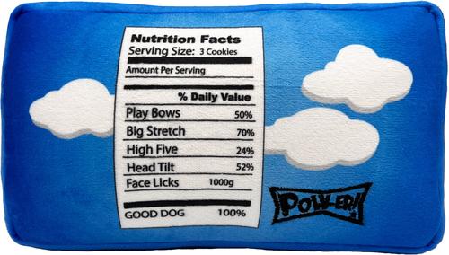 Show full view: Huxley & Kent Dog Power Plush Snoreo Cookies Dog Toy, Blue, Small slide 10 of 11