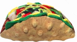 Huxley & Kent Dog Power Plush Taco Tuesday Dog Toy, Brown, Large
