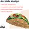 Show in main carousel: Huxley & Kent Dog Power Plush Taco Tuesday Dog Toy, Brown, Large slide 2 of 10