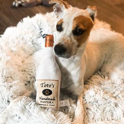 Show full view: Huxley & Kent Dog Power Plush Toto's Pawdka Dog Toy, Gray, Large slide 5 of 11