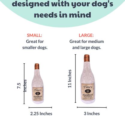 Show full view: Huxley & Kent Dog Power Plush Toto's Pawdka Dog Toy, Gray, Large slide 3 of 11