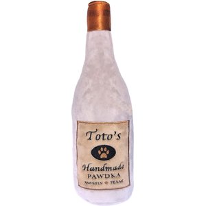 Huxley & Kent Dog Power Plush Toto's Pawdka Dog Toy, Gray, Small