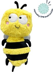 Huxley & Kent Dog Slappies Buzz Bee Dog Toy, Yellow/Black, Large