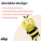Show in main carousel: Huxley & Kent Dog Slappies Buzz Bee Dog Toy, Yellow/Black, Large slide 2 of 9