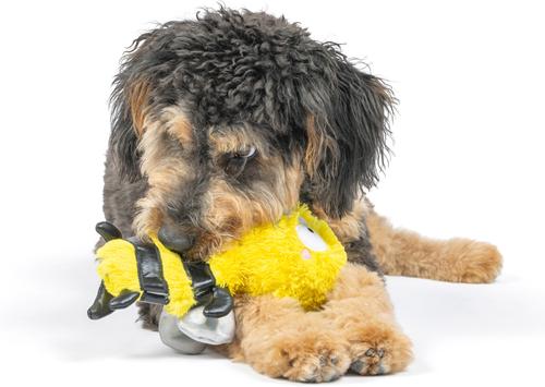 Show full view: Huxley & Kent Dog Slappies Buzz Bee Dog Toy, Yellow/Black, Small slide 6 of 9