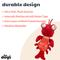 Show in main carousel: Huxley & Kent Dog Slappies Claude Lobster Dog Toy, Red, Large slide 2 of 10