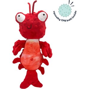 Huxley & Kent Dog Slappies Claude Lobster Dog Toy, Red, Small