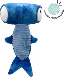 Huxley & Kent Dog Slappies Jack Hammerhead Dog Toy, Blue, Small