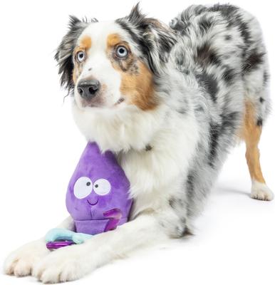 Show full view: Huxley & Kent Dog Slappies Squiggly Squid Dog Toy, Purple, Small slide 4 of 8
