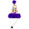 Show in main carousel: Huxley & Kent Happy Barkday Dog & Cat Party Hat, White/Multicolor, Large slide 1 of 8