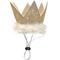 Show in main carousel: Huxley & Kent Party Crown Dog & Cat Hat, Gold, Small slide 1 of 11