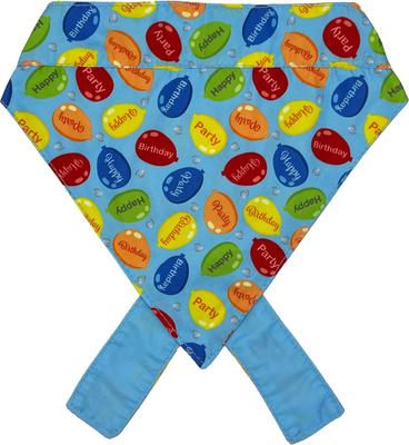 Show full view: Huxley & Kent Party Time 2.0 Dog & Cat Bandana, Blue, Large slide 8 of 9