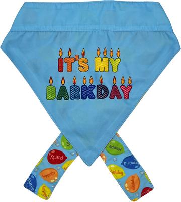 Show full view: Huxley & Kent Party Time 2.0 Dog & Cat Bandana, Blue, Large slide 7 of 9
