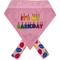 Show in main carousel: Huxley & Kent Party Time 2.0 Dog & Cat Bandana, Pink, Small slide 7 of 9