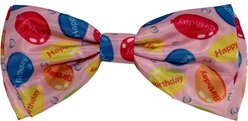 Huxley & Kent Party Time Dog & Cat Bow Tie, Pink, Small
