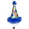 Show in main carousel: Huxley & Kent Party Time Dog & Cat Party Hat, Blue, Large slide 1 of 9