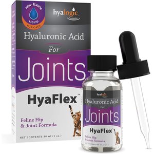 Hyalogic HyaFlex Hyalogic Hyaluronic Acid Hip & Joint Formula Cat Supplement, 1-fl oz bottle