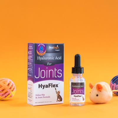 Show full view: Hyalogic HyaFlex Hyalogic Hyaluronic Acid Hip & Joint Formula Cat Supplement, 1-fl oz bottle slide 7 of 10