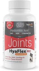 Hyalogic HyaFlex Pro Hyaluronic Acid Advanced Joint Support Dog Supplement, 30 count