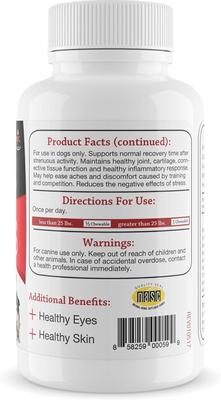 Show full view: Hyalogic HyaFlex Pro Hyaluronic Acid Advanced Joint Support Dog Supplement, 30 count slide 4 of 9