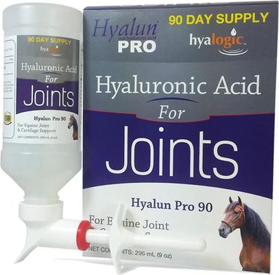 Show full view: Hyalogic Hyaluronic Acid Joint Support Liquid Horse Supplement, 270-mL bottle slide 1 of 8