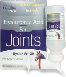 Hyalogic Hyaluronic Acid Joint Support Liquid Horse Supplement, 90-mL bottle