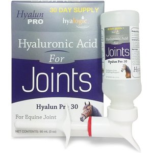 Hyalogic Hyaluronic Acid Joint Support Liquid Horse Supplement, 90-mL bottle
