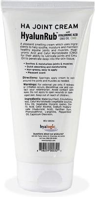 Show full view: Hyalogic Hylarub Hyaluronic Acid Joint & Muscle Support Cream, 6-fl oz bottle slide 2 of 5