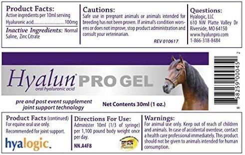 Show full view: Hyalogic Pro Gel Hyaluronic Acid Joint & Cartilage Care Gel Horse Supplement, 1-fl oz syringe slide 2 of 6