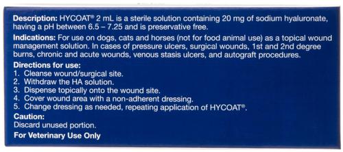 Show full view: HyCoat Topical Wound Management Solution for Dogs, Cats & Horses, 20mg/2mL slide 4 of 4