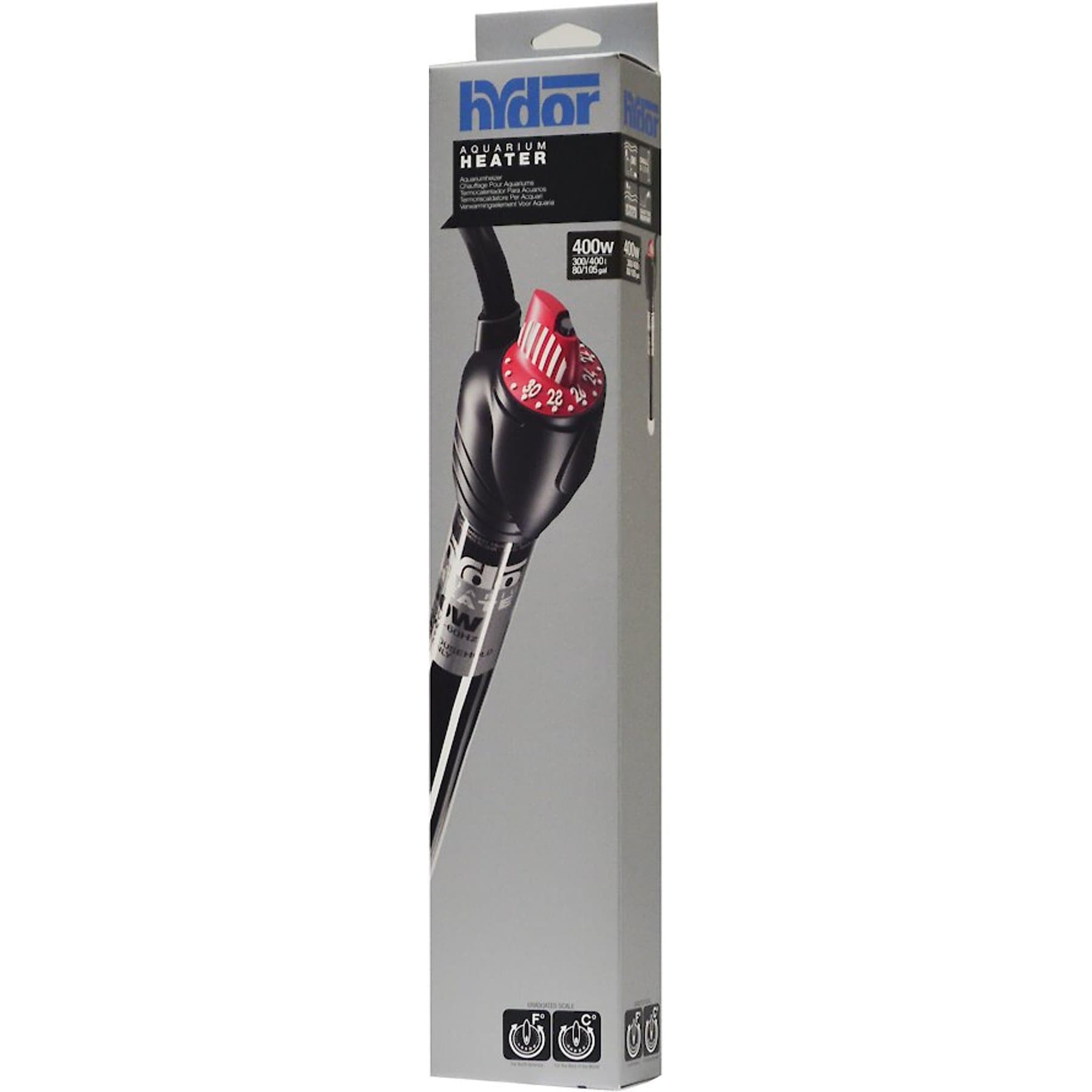 Hydor Theo Shatterproof Aquarium Heater, 400-watt