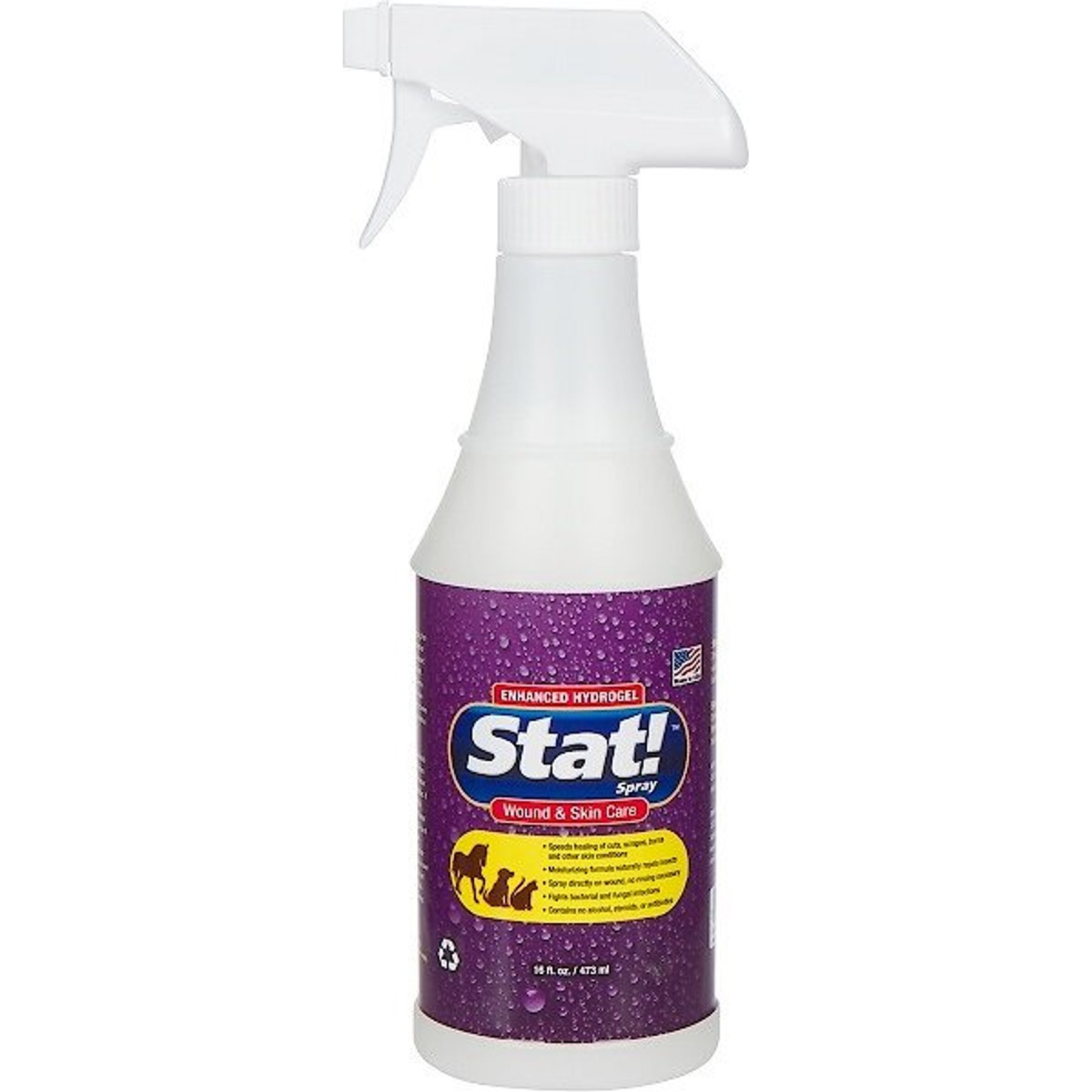 Hydro-Stat! Spray Wound & Skin Care Spray for Dogs, Cats & Horses, 16-fl oz bottle