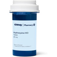 Hydroxyzine HCl (Generic) Tablets, 25-mg, 120 tablets