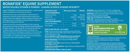 Show full view: Hygain Bonafide Horse Supplement, 26.45-lb tub slide 2 of 4