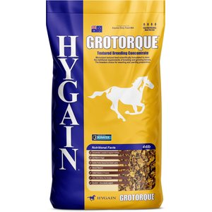 Hygain Grotorque Textured Breeding Horse Feed, 44-lb bag